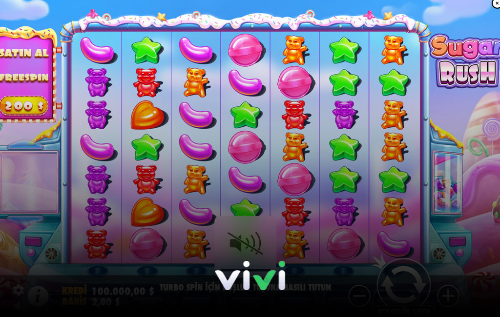 Vivi casino sugar rush oyunu